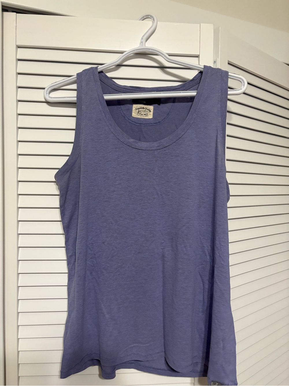 Prana Lavender Scoop Neck Tank Top